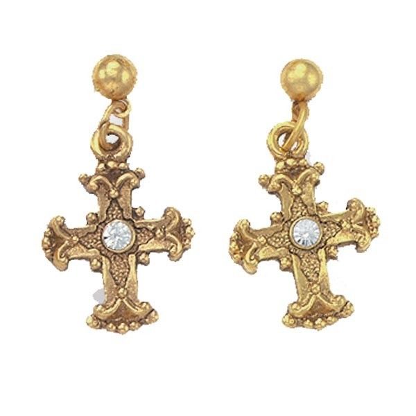 gold cross earrings.JPG
